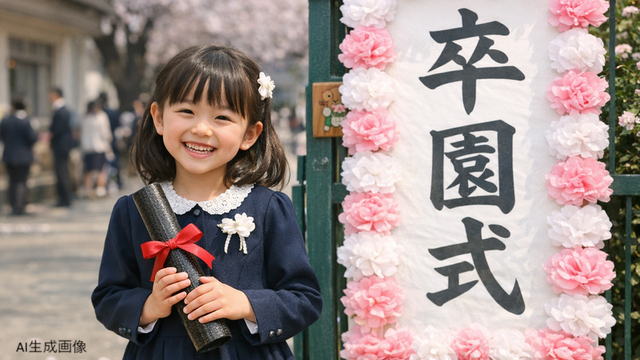 コラム「卒園式の思い出、どう残す？」の表紙