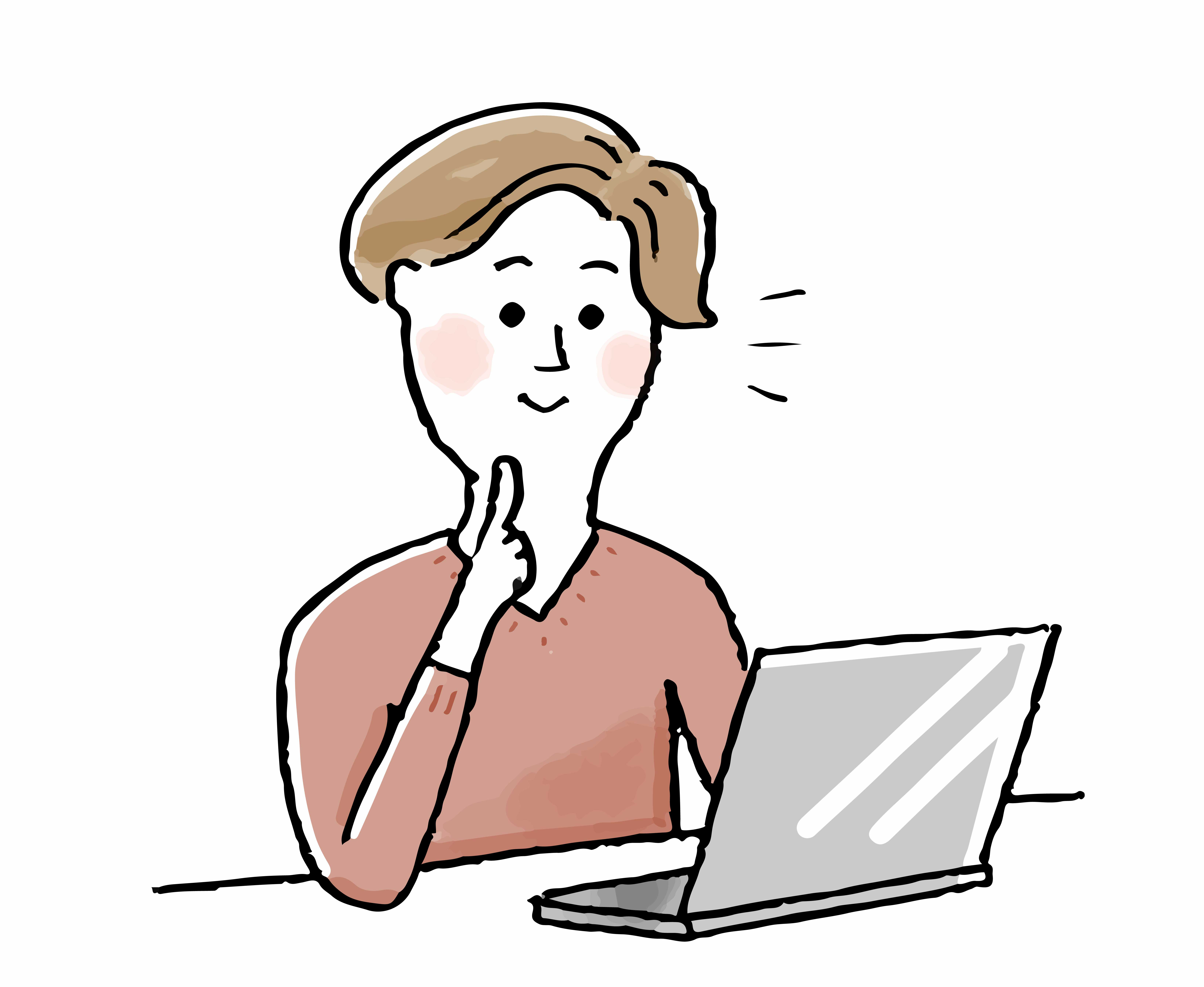 お問い合わせのイラスト